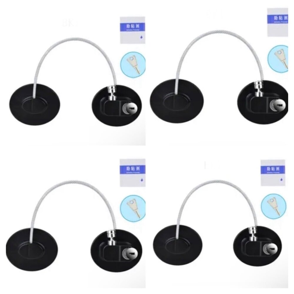 4 pack Refrigerator Door Lock For Child safety